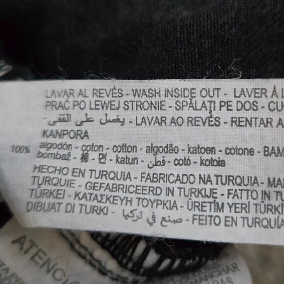 Zara Baggy Paper Bag Barrel Jeans Faded Black High Rise Stretch Waist 6 - Picture 6 of 7